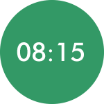 8時15分